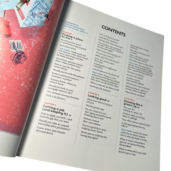 BOOK Real Simple Guide to Real Life Adulthood Made Easy Graduation University - Picture 8 of 9